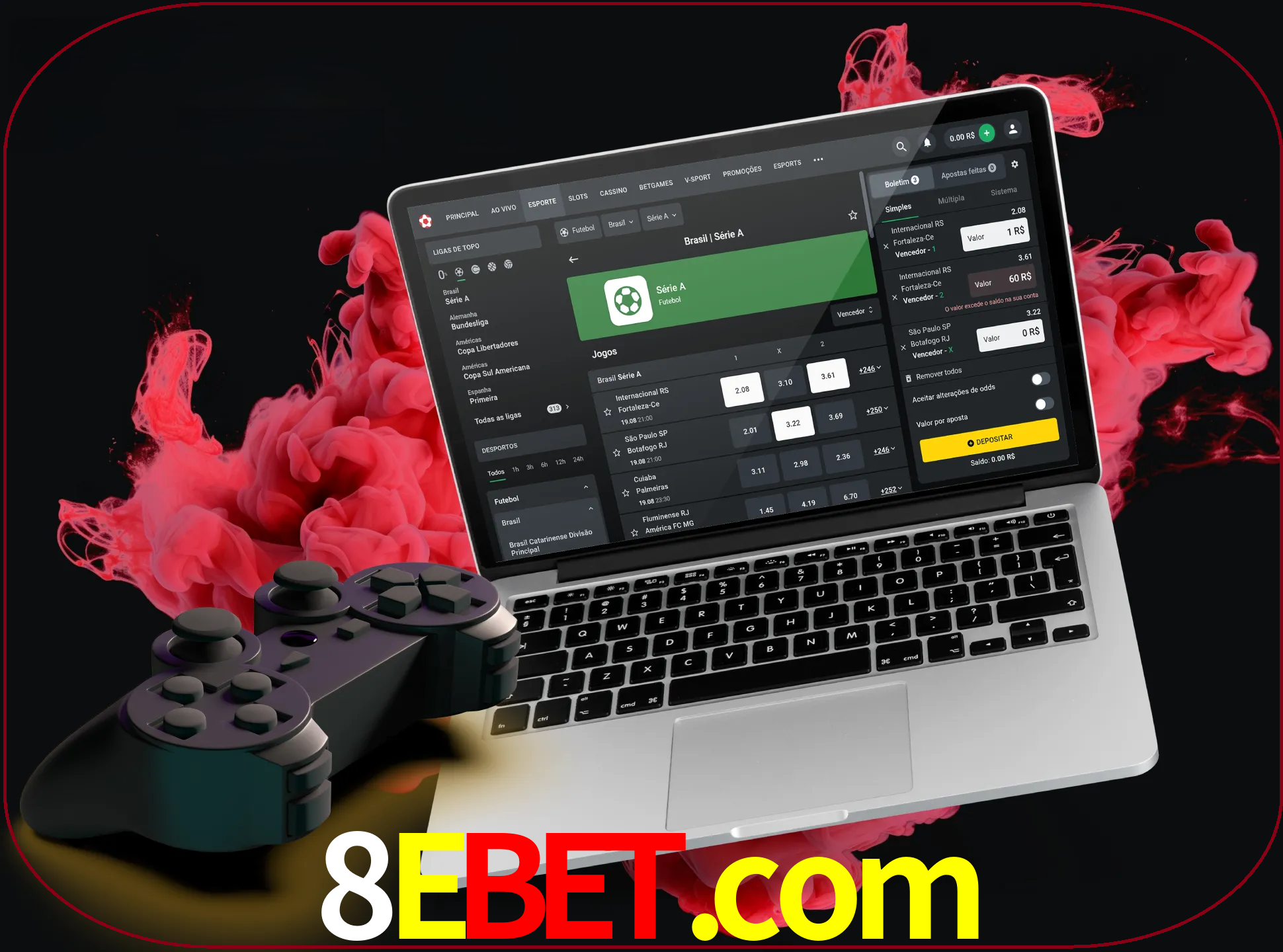 Visite a secção especial de jogos de vídeo em 8ebet para descobrir em que jogos pode apostar e ganhar muito dinheiro.